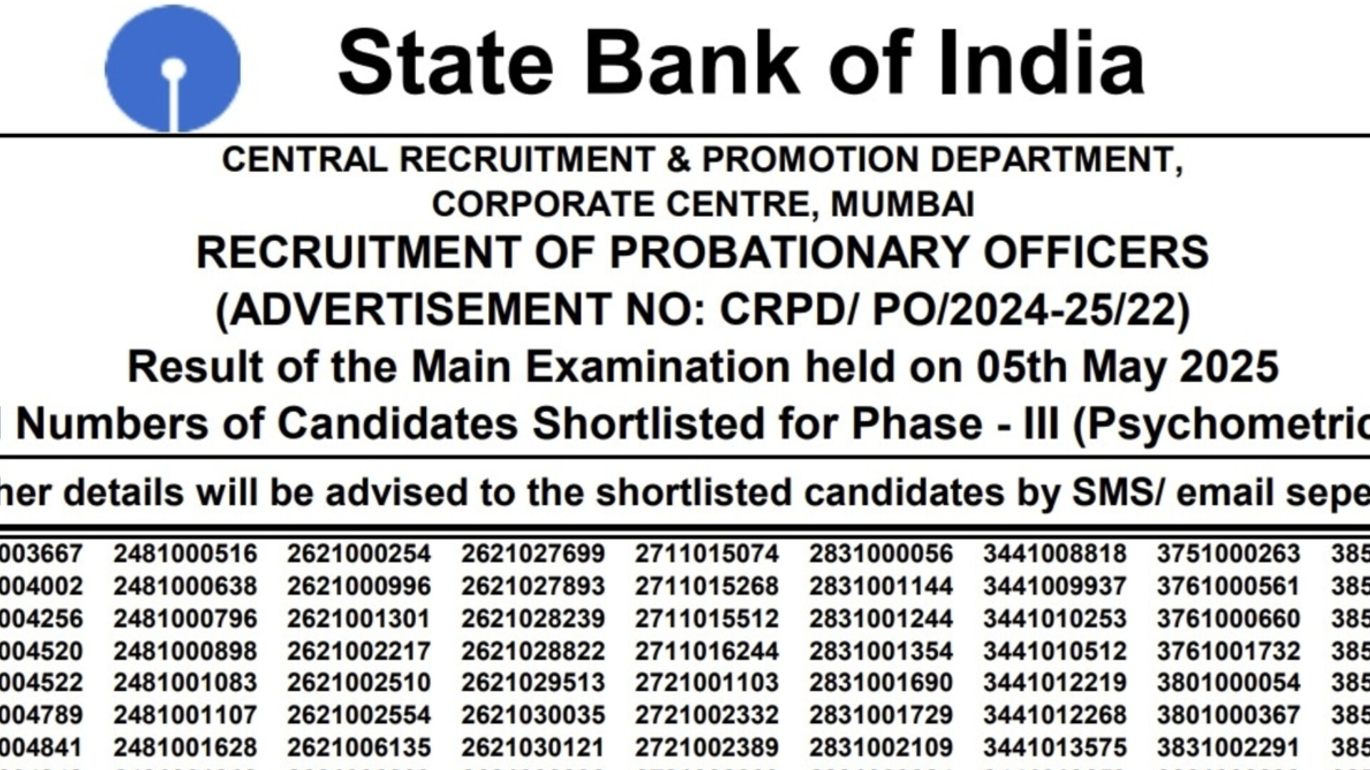SBI Clerk Mains Result 2025 Expected Today @sbi.co.in LIVE: Download JA Final Merit List & Cut off