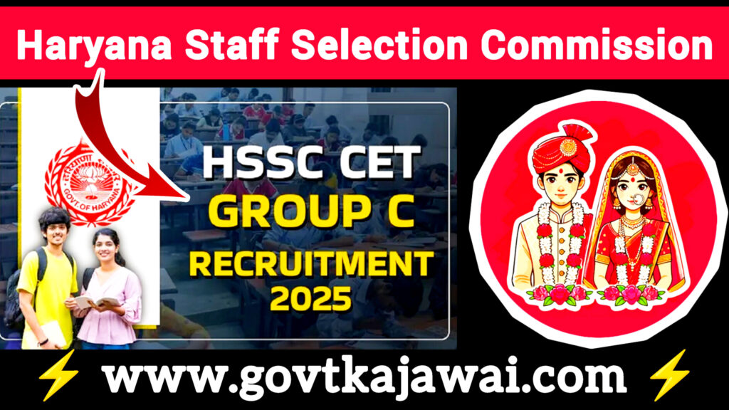 Haryana Staff Selection Commission HSSC Apply Now!