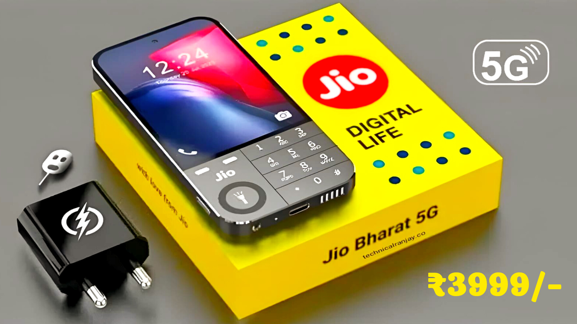 Jio Bharat 5G Cheapest 5G Phone by Jio at ₹3,999 – Full Specifications and Features Unveiled