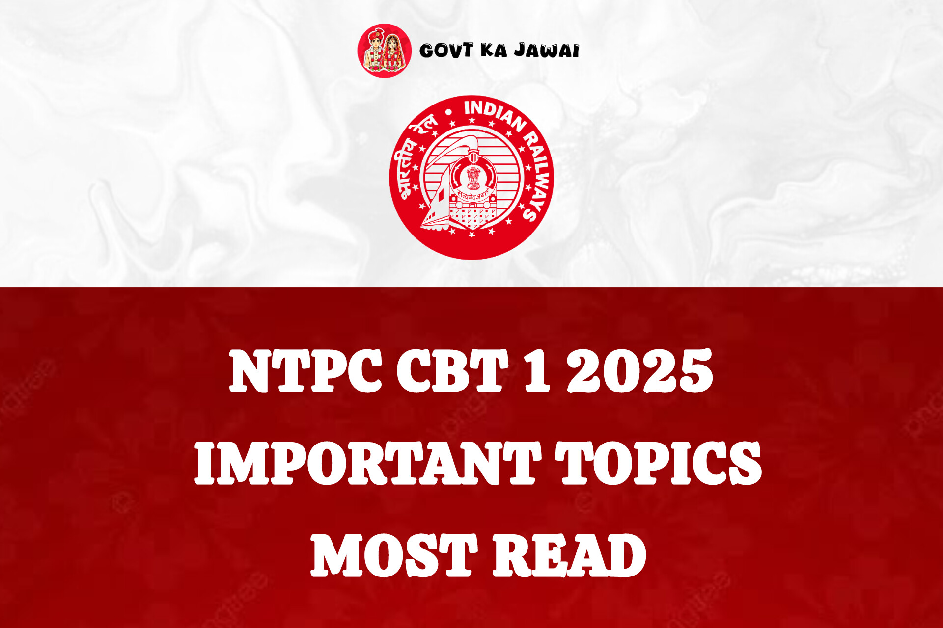 NTPC CBT 1 2025 IMPORTANT TOPICS MOST READ