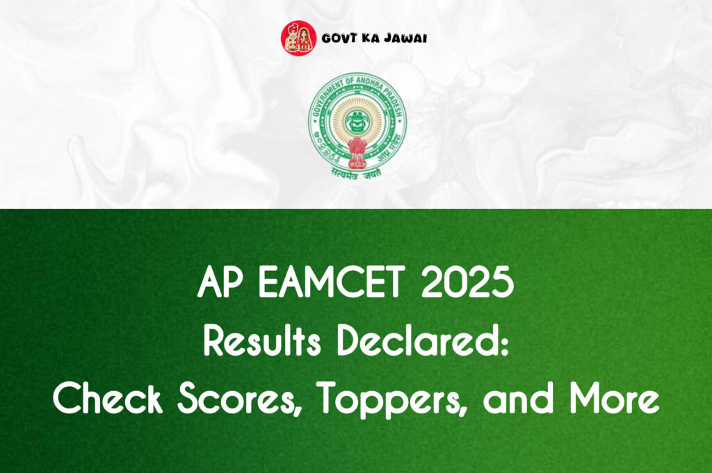 “AP EAMCET 2025 Results Declared: Check Scores, Toppers, and More”