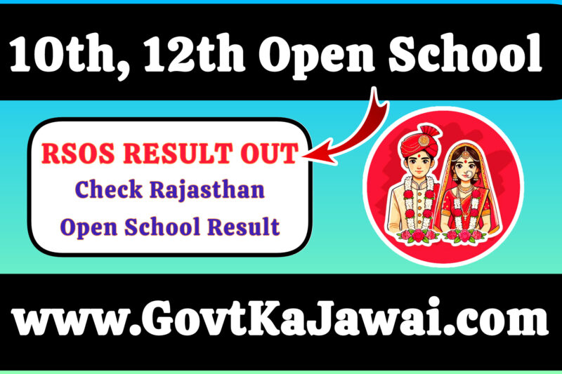 “RSOS Result 2025 Out: Check Rajasthan Open School 10th, 12th Scores Now!”